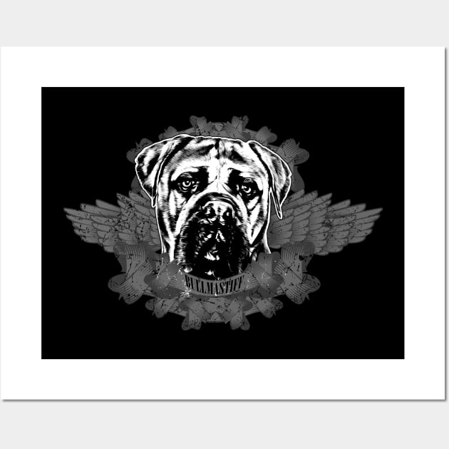 Bullmastiff dog Wall Art by Nartissima